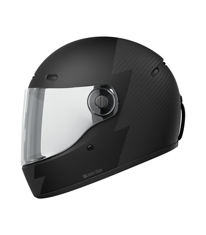Casque integrale John Doe JD/ONE Signature Frozen Carbon