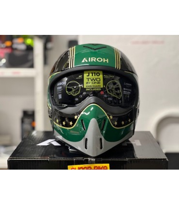Casque Airoh J110 Command Mint vert