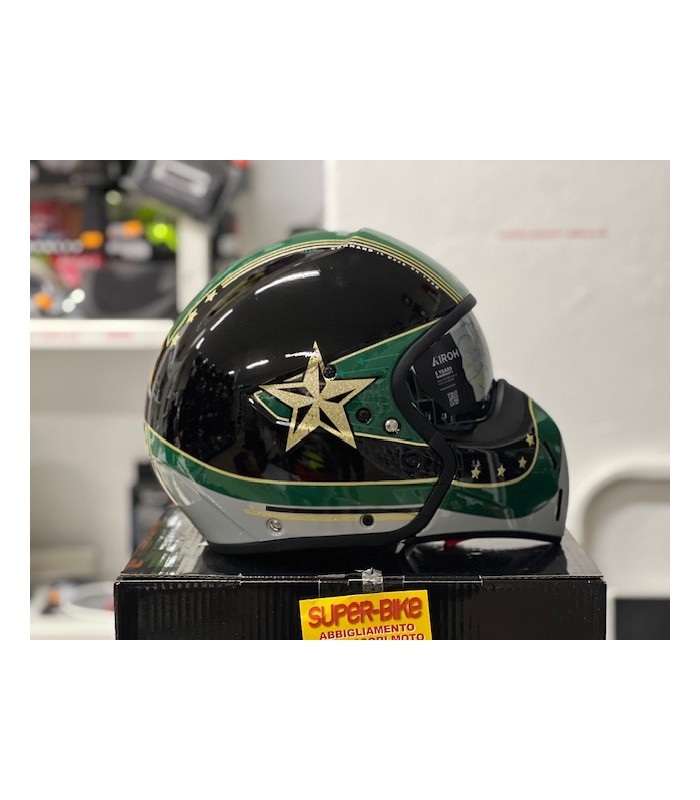 Casque Airoh J110 Command Mint vert