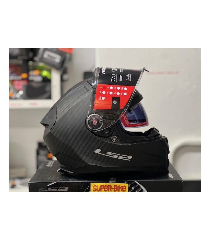 Casco LS2 FF811 Vector 2 carbon opaco