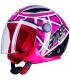 Casco Moto Jet Bambina One Junior Spiderman rosa