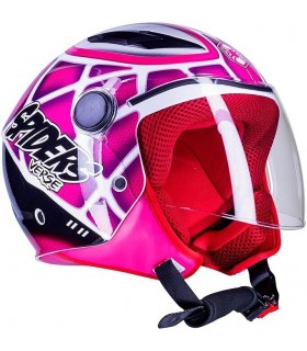 Kinder One Spiderman Jet Helm pink