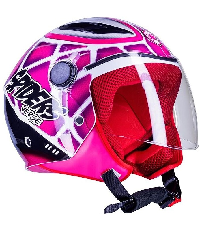 Kinder One Spiderman Jet Helm pink
