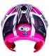Casco Moto Jet Bambina One Junior Spiderman rosa