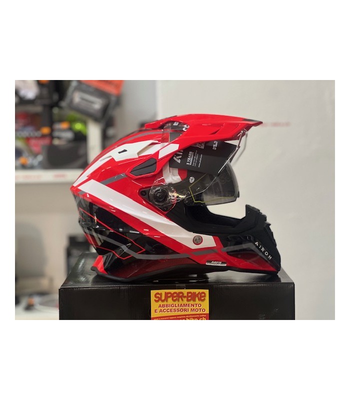 Casque Airoh Commander 2 Mavick rouge