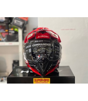 Casque Airoh Commander 2 Mavick rouge