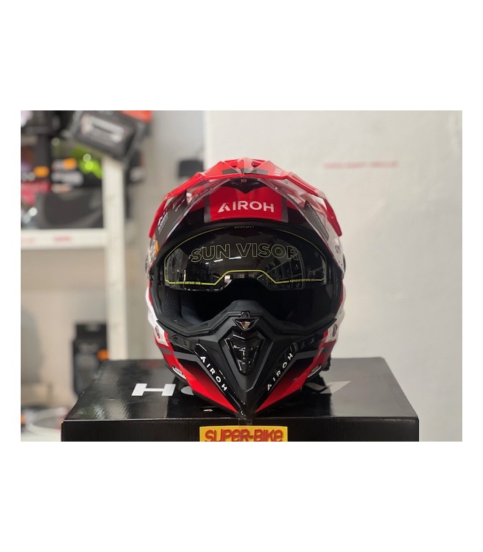 Casque Airoh Commander 2 Mavick rouge