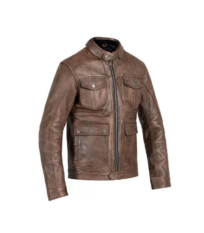 Giacca in pelle John Doe Drifter marrone