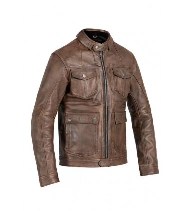 Giacca in pelle John Doe Drifter marrone