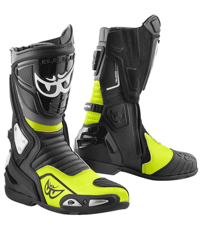 Berik 2.0 Rennstiefel Donington schwarz gelb