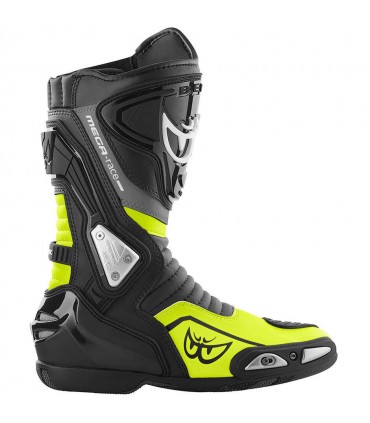Bottes racing Berik 2.0 Donington noir jaune