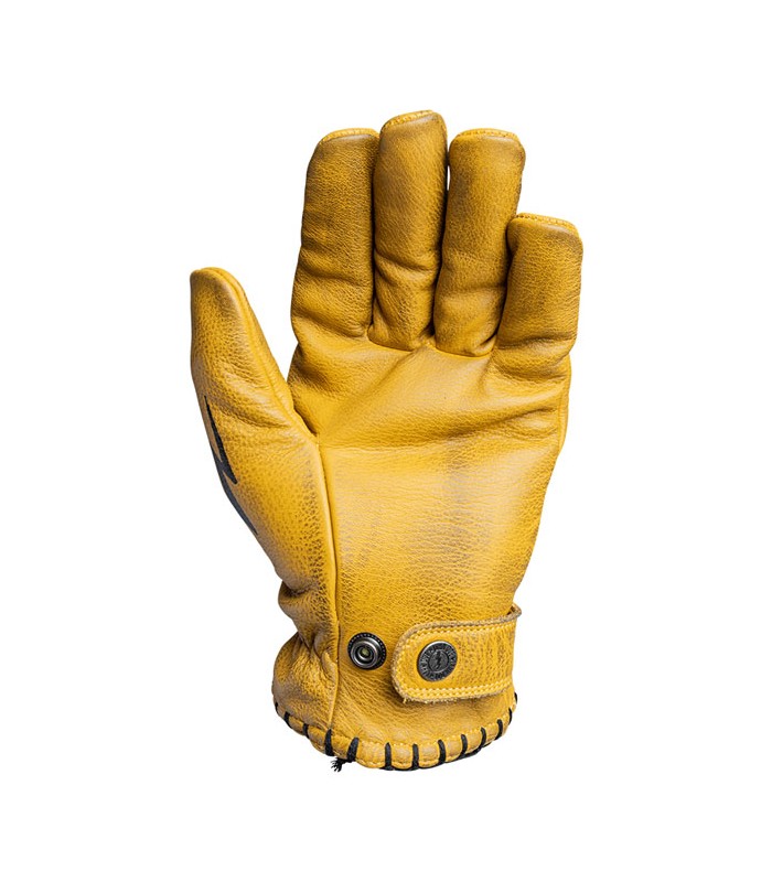 Guanti in pelle John Doe Coyote nero giallo