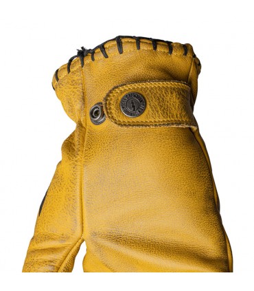 John Doe Coyote leather gloves black yellow