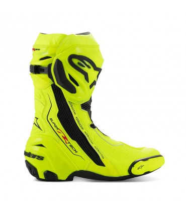 Alpinestars Supertech R yellow racing boots