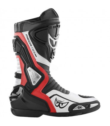 Stivali racing Berik 2.0 Donington bianco rosso