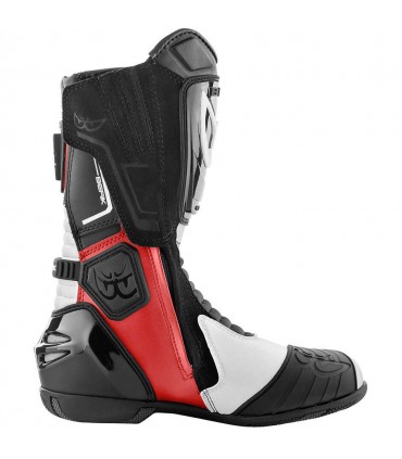 Stivali racing Berik 2.0 Donington bianco rosso