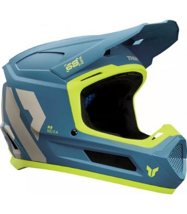 Casco cross Bambino Thor Fleet Forge blue opaco