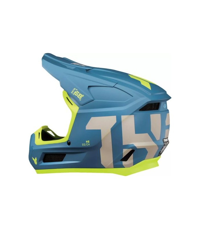 Casque enfant cross Thor Fleet Forge bleu matt