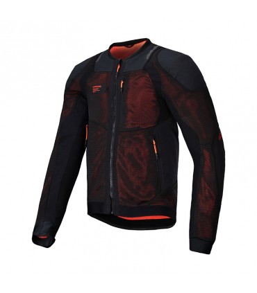 Veste été Alpinestars Troop Air Pro noir rouge