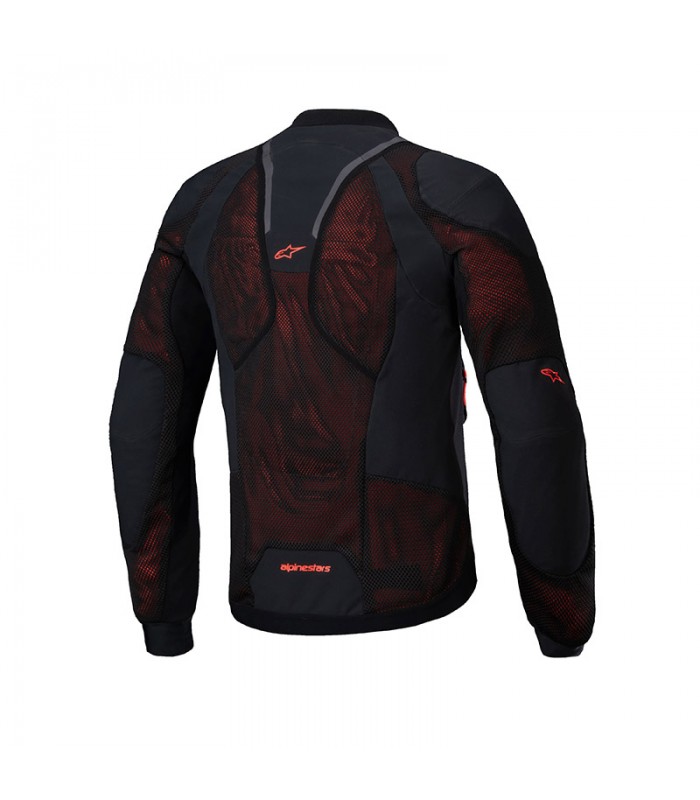 Alpinestars Troop Air Pro black red summer jacket