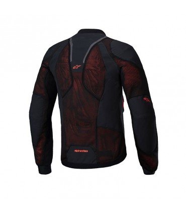 Veste été Alpinestars Troop Air Pro noir rouge