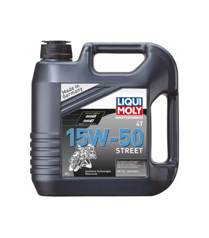 Liqui Moly 4T 15W-50 Street Engine Oil 4 litre