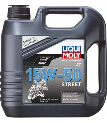 Liqui Moly 4T 15W-50 Street Engine Oil 4 liter