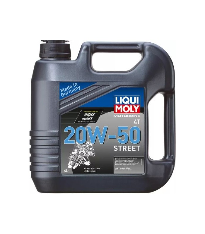 Liqui Moly 4T 20W-50 Street Engine Oil 4 litri