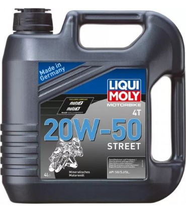 Liqui Moly 4T 20W-50 Street Engine Oil 4 litri