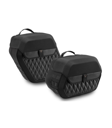 Sw-Motech Legend Gear side bag system LH2/LH1. 25,5/19,5 l. Softail StrBob (17-), Standard (20-)