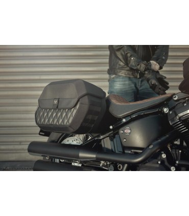 Sw-Motech Système de sacoches latérales LH2/LH1. 25,5/19,5 l. Softail StrBob (17-), Standard (20-)