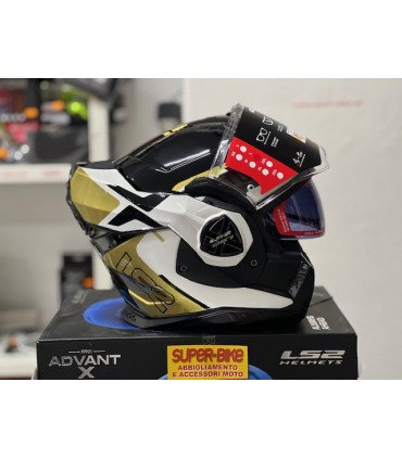 LS2 FF901 Advant X Metryk black gold helmet
