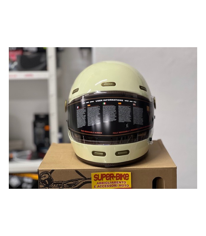 Casco integrale By City Roadster 3 crema