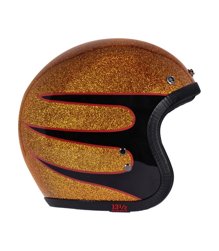 Jet helm 13 1/2 Skull Superior metal flake