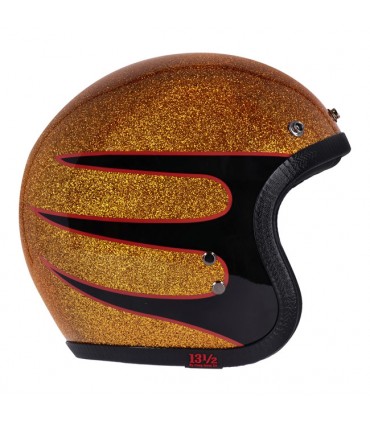 Jet helm 13 1/2 Skull Superior metal flake