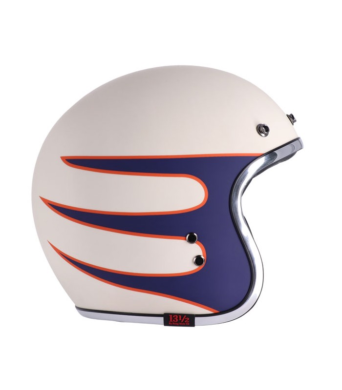 Jet helm 13 1/2 Skull Superior vintage white