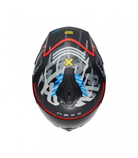 Casque Nexx Y.100R Urbangram noir rouge matt