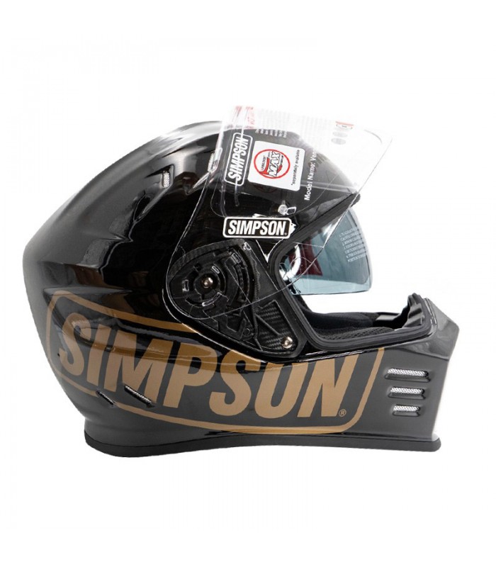 Simpson Venom Logo ST black helmet