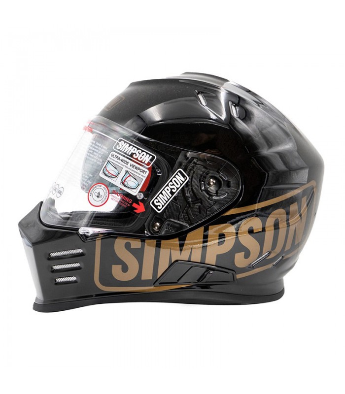 Helm Simpson Venom Logo ST schwarz