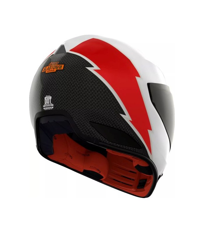 Icon Domain Slabtown white helmet