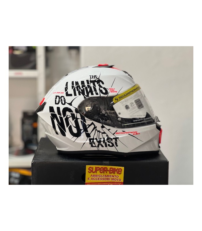 Casque enfant Scorpion Exo-Jnr Air Boum blanc