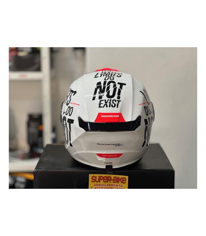 Casco bambino Scorpion Exo-Jnr Air Boum bianco