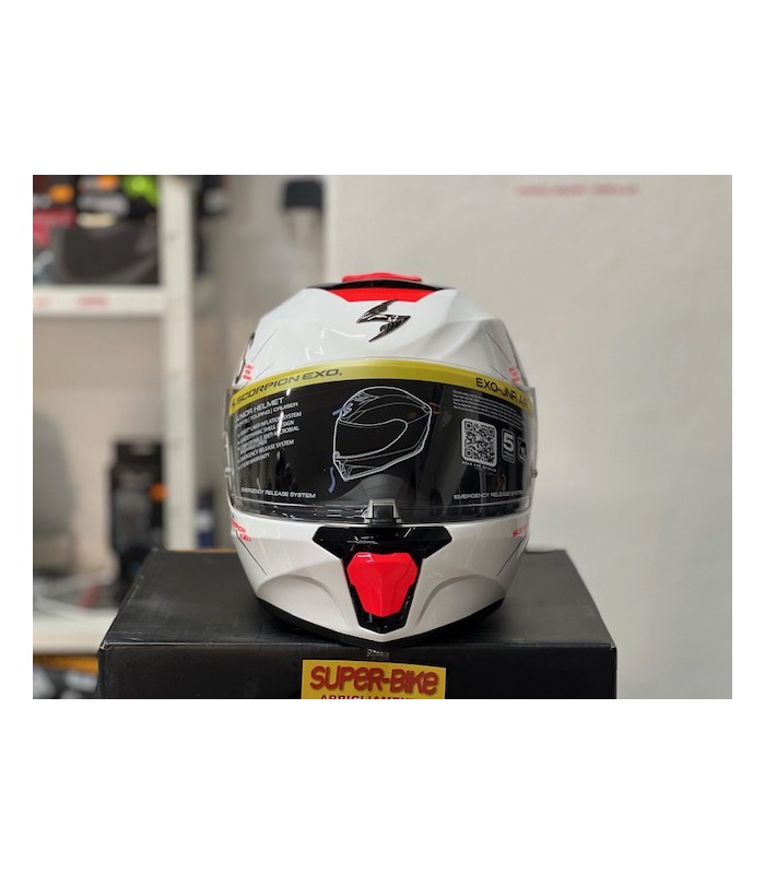 Casque enfant Scorpion Exo-Jnr Air Boum blanc