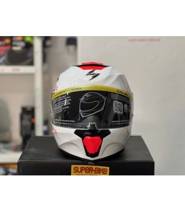 Scorpion Exo-Jnr Air Boum kid white helmet
