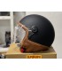Casco Jet Tucano Urbano EL Jettin nero opaco marrone