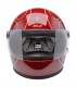 Biltwell Gringo S Garnet Red Flames helmet