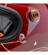 Biltwell Gringo S Garnet Red Flames helmet