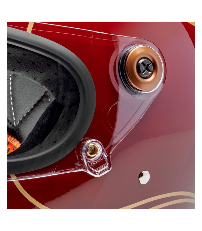 Helm Biltwell Gringo S Garnet Red Flames