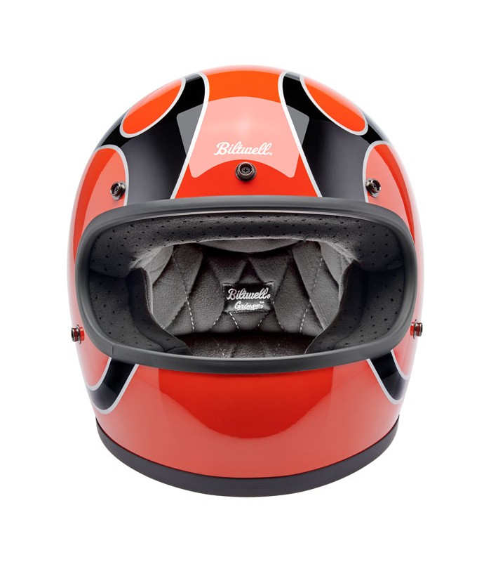 Helm Biltwell Gringo Comp Orange Flames