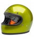 Biltwell Gringo Metallic Lime helmet